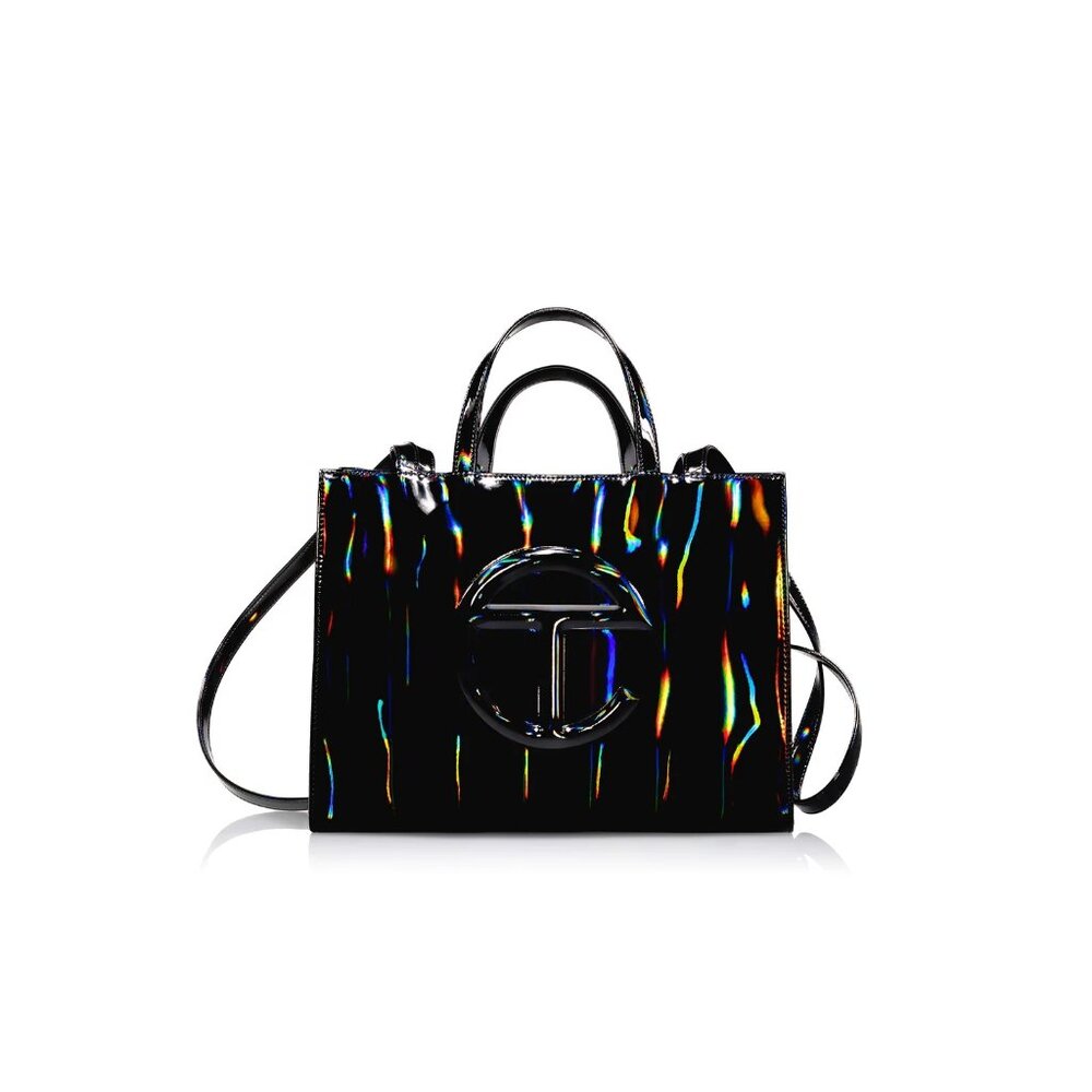 Telfar, Black Rainbow Medium Shopping Bag, NWT - Picture 10 of 13